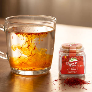 Saffron Glass Jar - 3g - View 5 | Welaza