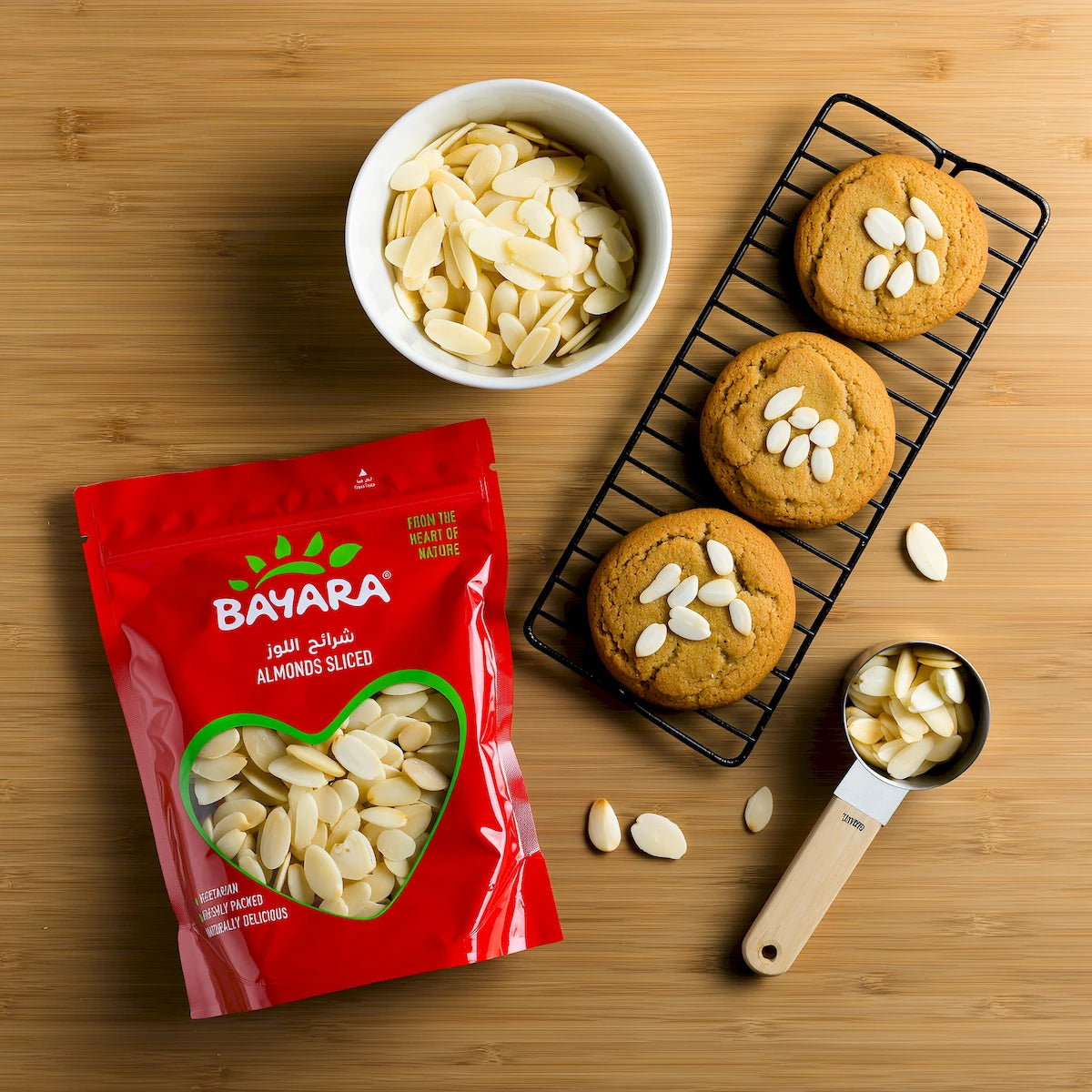 Almonds Sliced 200g - View 5 | Welaza