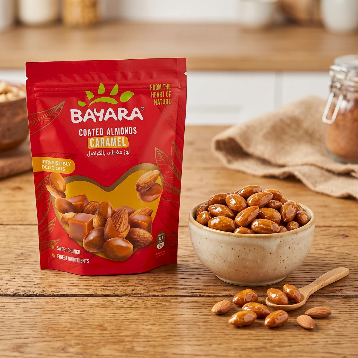 Almonds Caramel Coated 150g - View 3 | Welaza