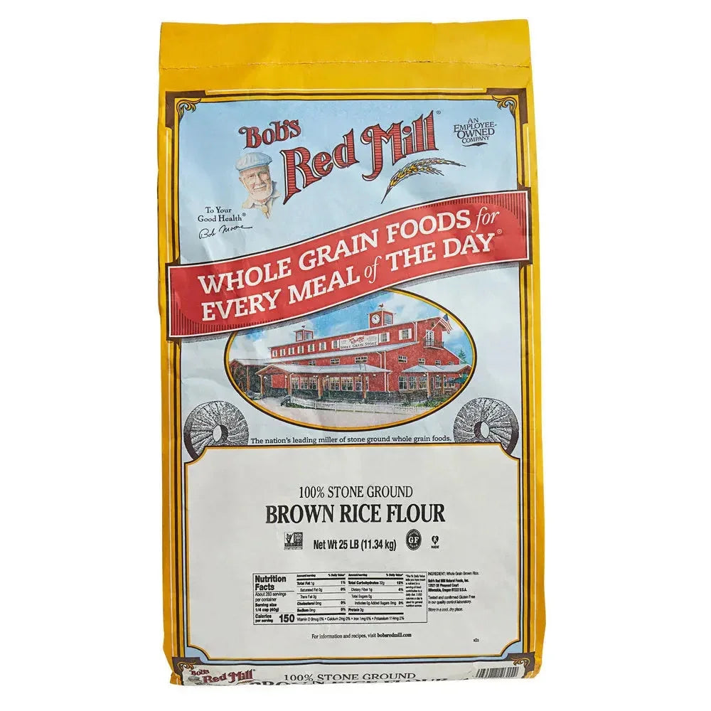 Bob's Red Mill Gluten Free Brown Rice Flour, Stone Ground,11.34 Kg