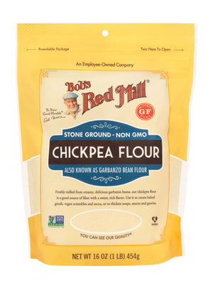 Bob's Red Mill Stone Ground Chickpea Flour , Non-GMO 454gm  (Garbanzo Bean Flour)