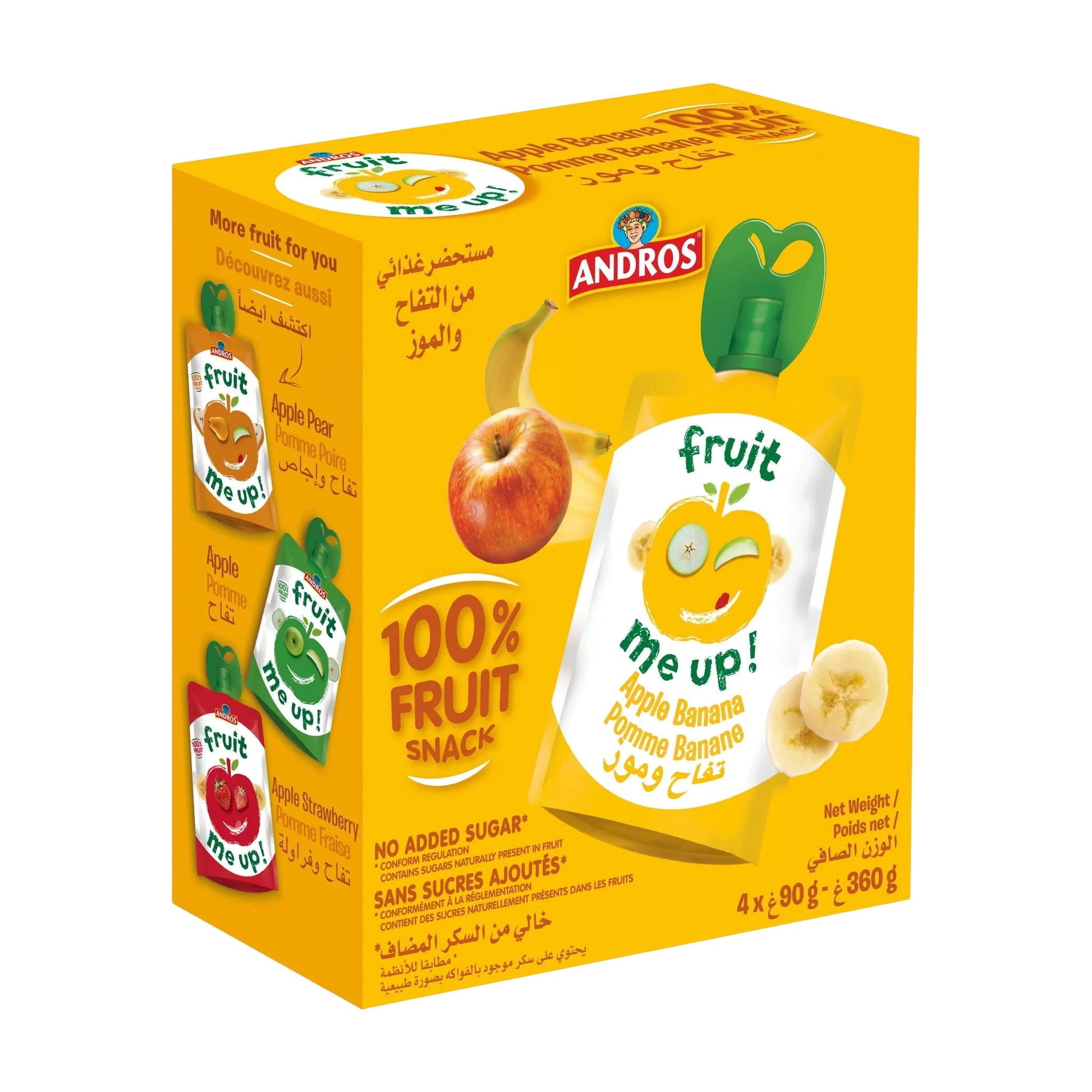 Fruit Me Up Apple Banana (4x90gm)