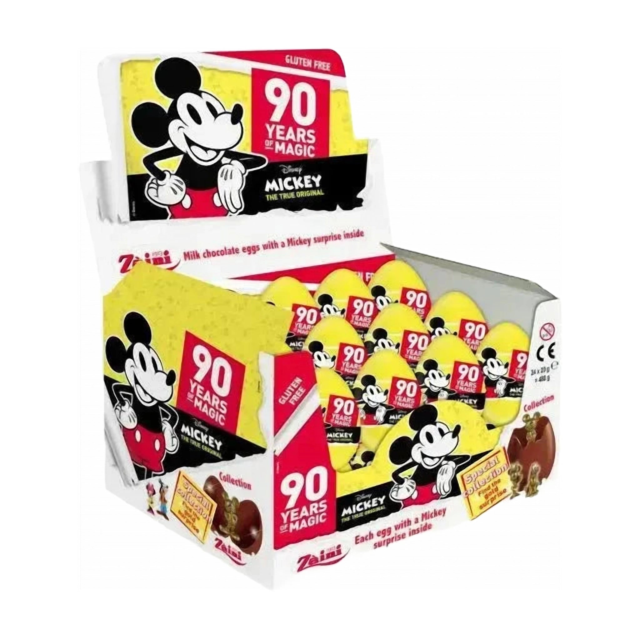 Zaini Mickey Classic (24 Chocolate Eggs)