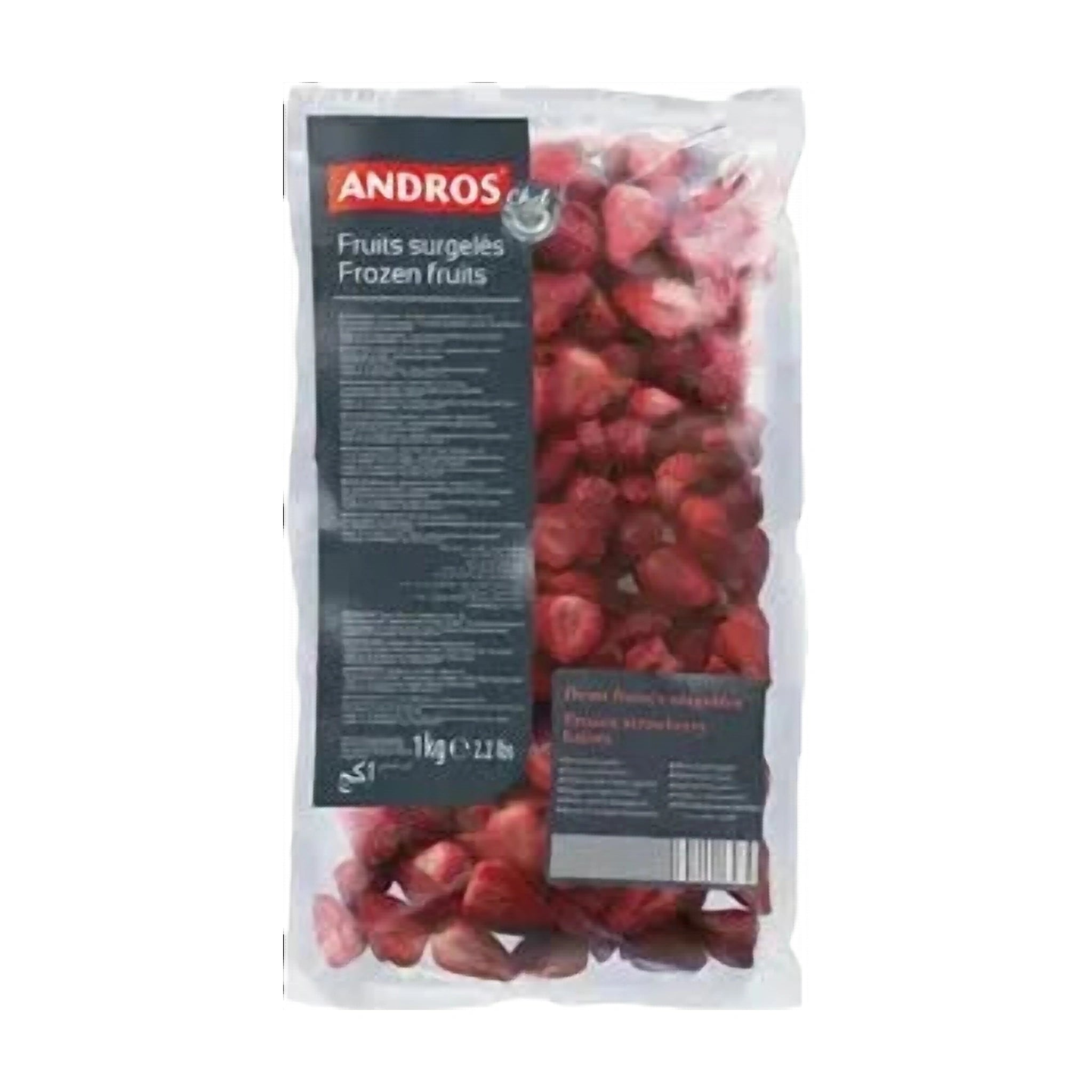Andros Chef Frozen Whole Strawberry 2.5Kg