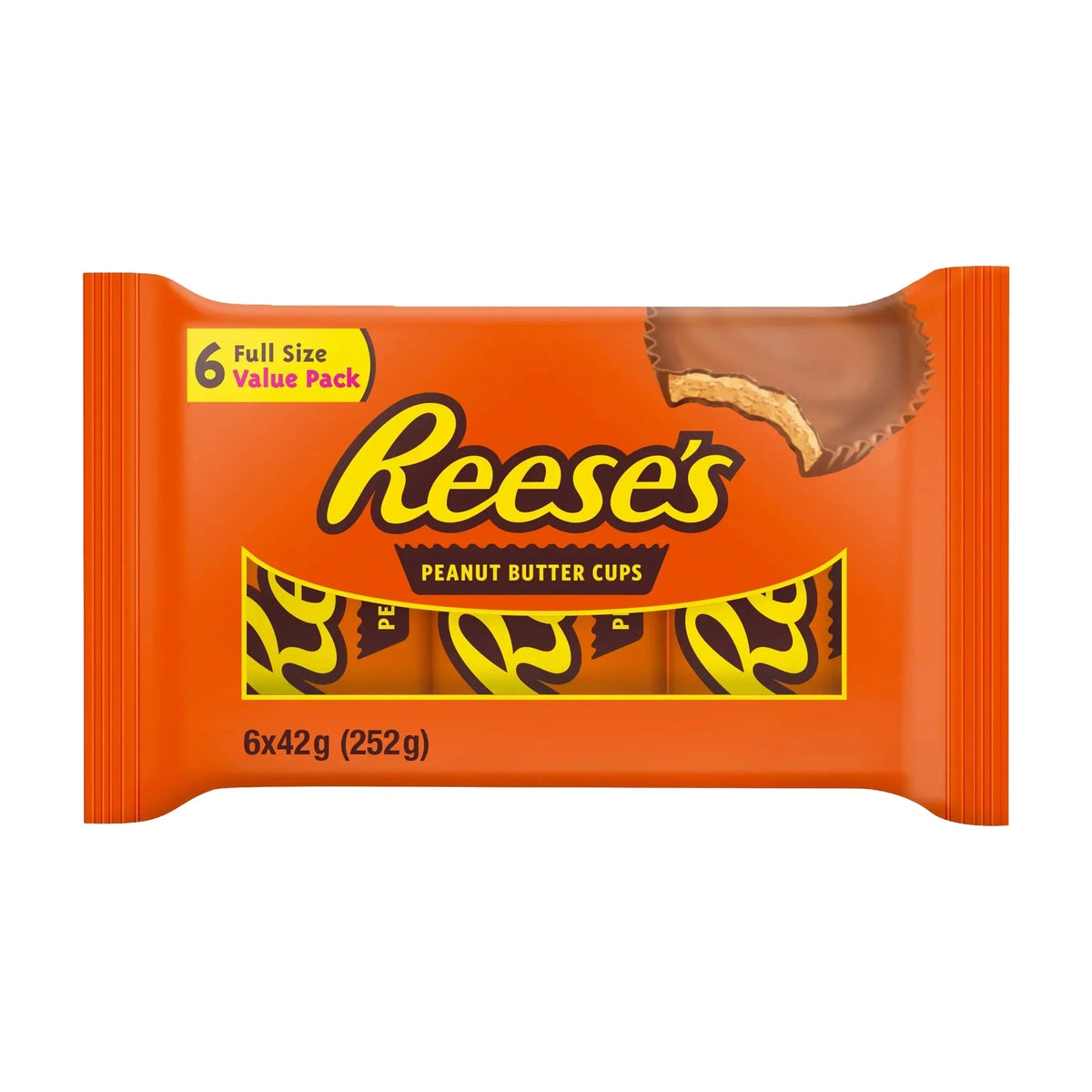 Reese's Chocolate Peanut Butter Cups 6 Pack 255 gr