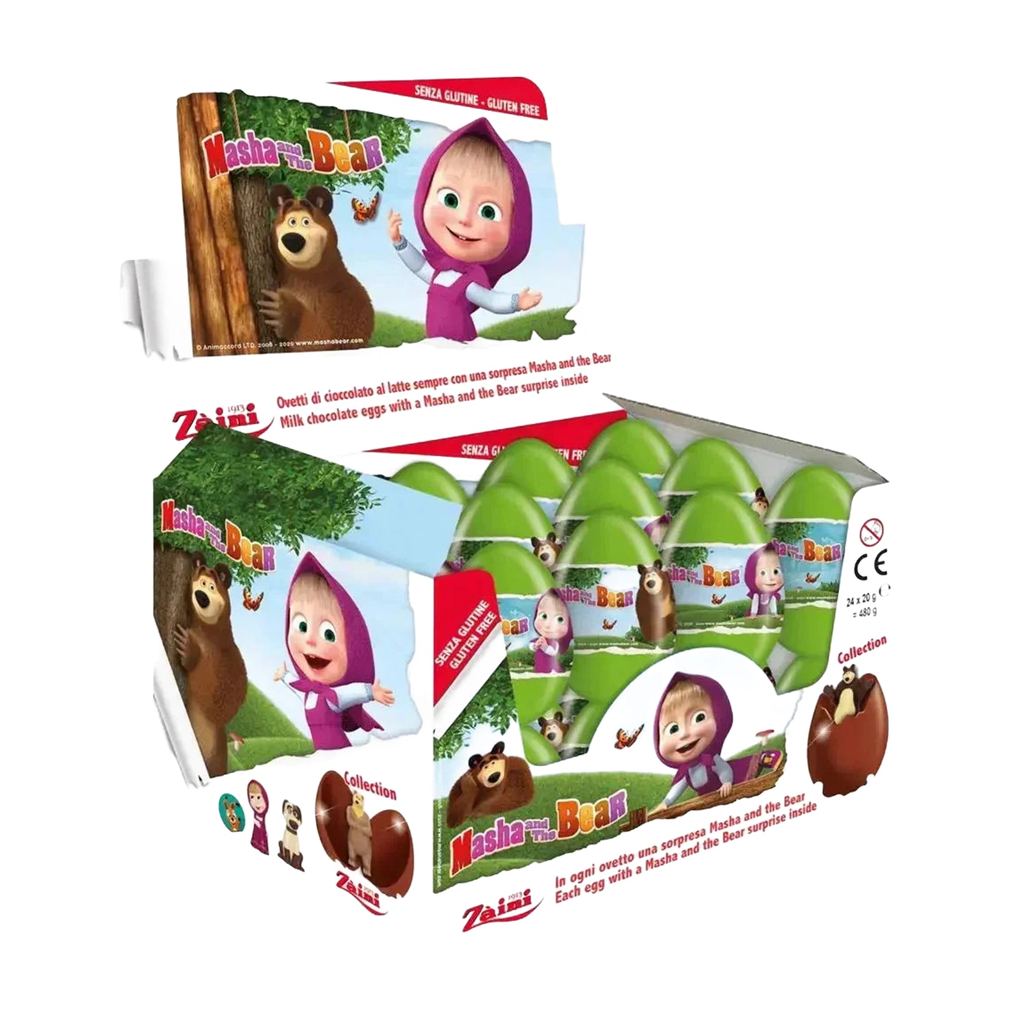 Zaini Masha and the Bear (24 Chocolate Eggs)