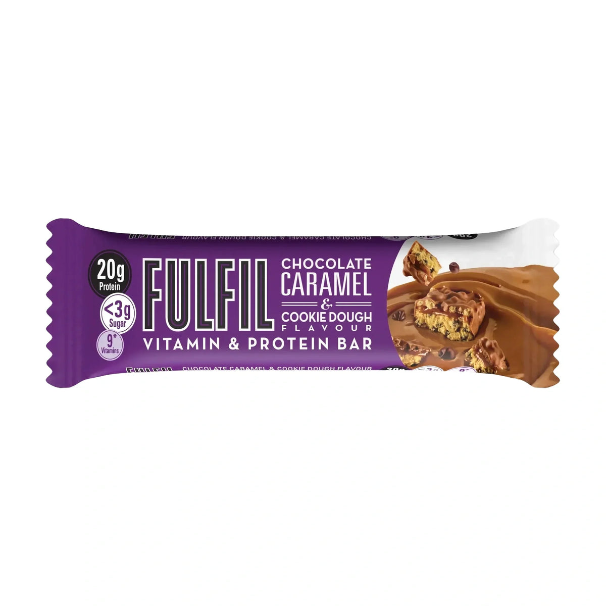 Fulfil Chocolate Caramel Cookie Dough - Vitamin and Protein Bar