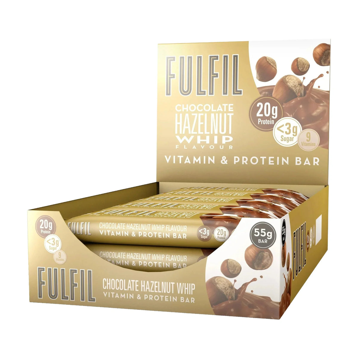 Fulfil Chocolate Hazelnut Whip - Vitamin and Protein Bar