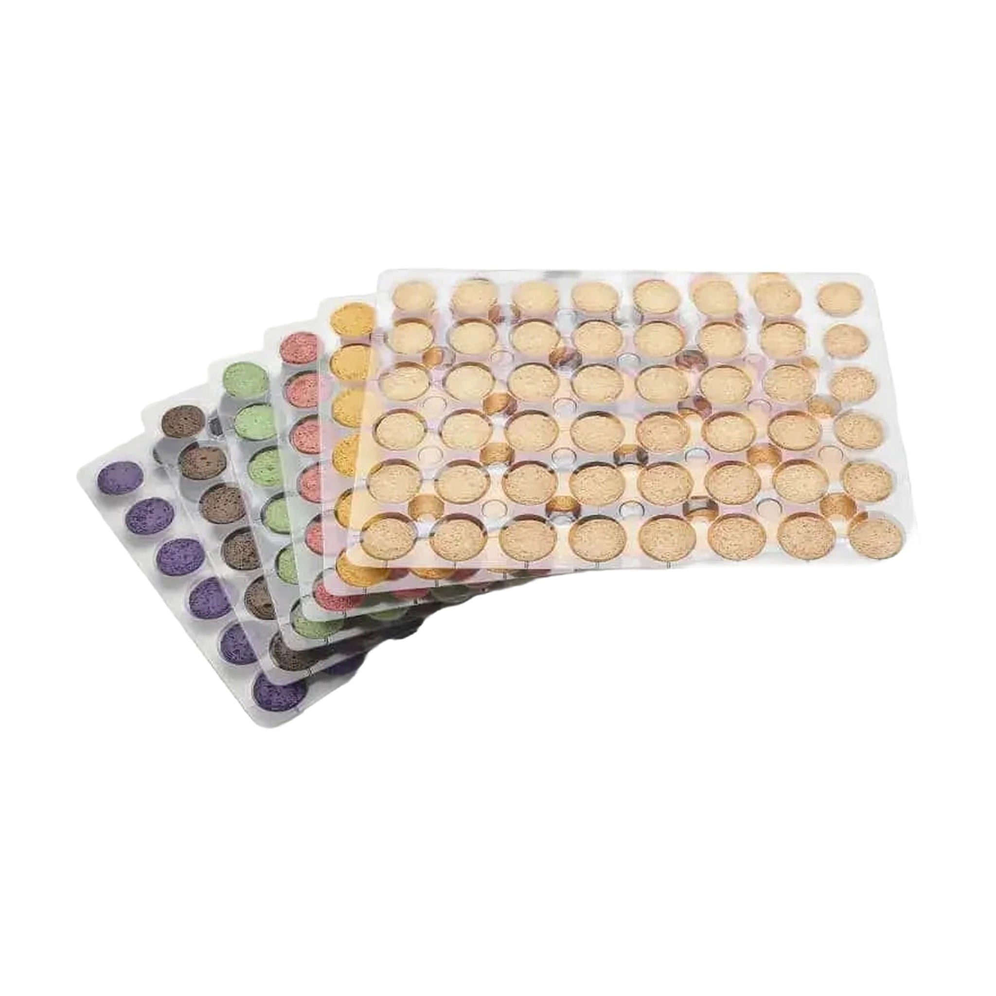Masdeu Macarons Assortment 6 Colours  (natural, cocoa, berries, orange, pistachio and violet), 576pcs