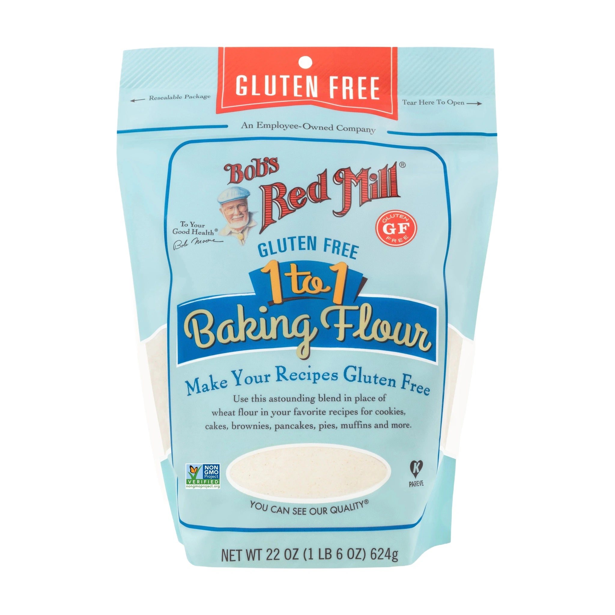 Bob's Red Mill 1-TO-1 Baking Flour, Gluten Free, Vegan