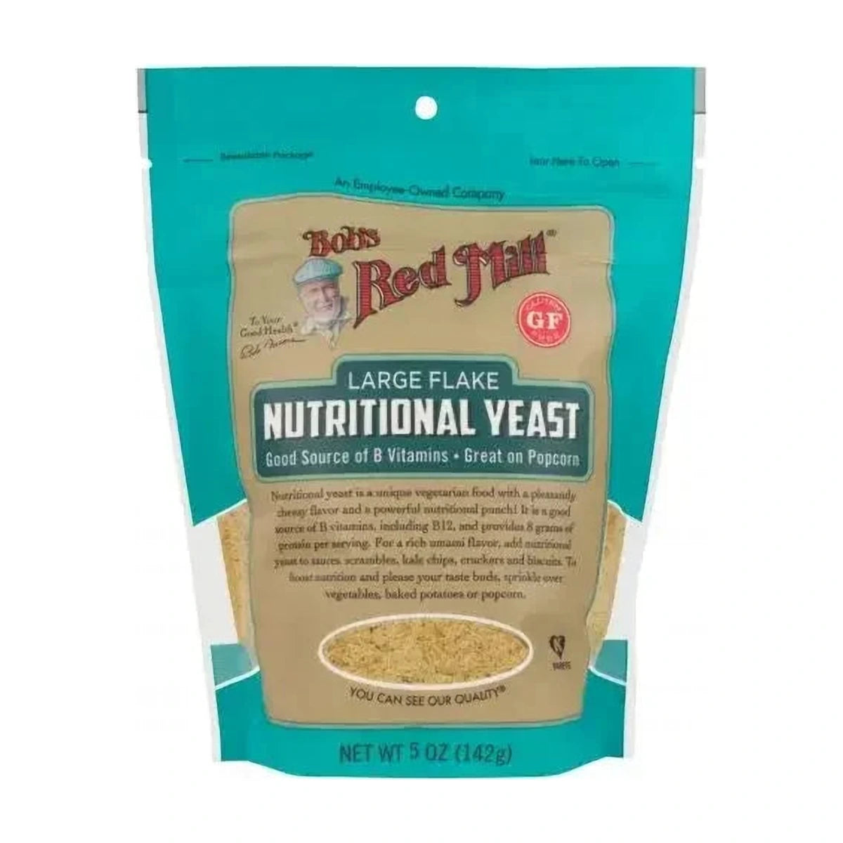 Bob's Red Mill Large Flake Nutritional Yeast T6635, Gluten Free 142gm