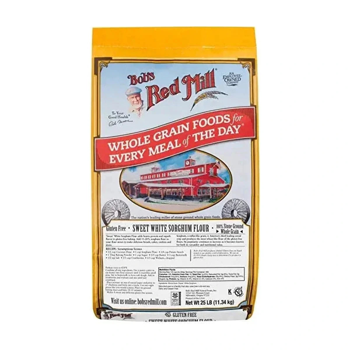 Bob's Red Mill Sweet White Sorghum Flour - 11.34 Kg