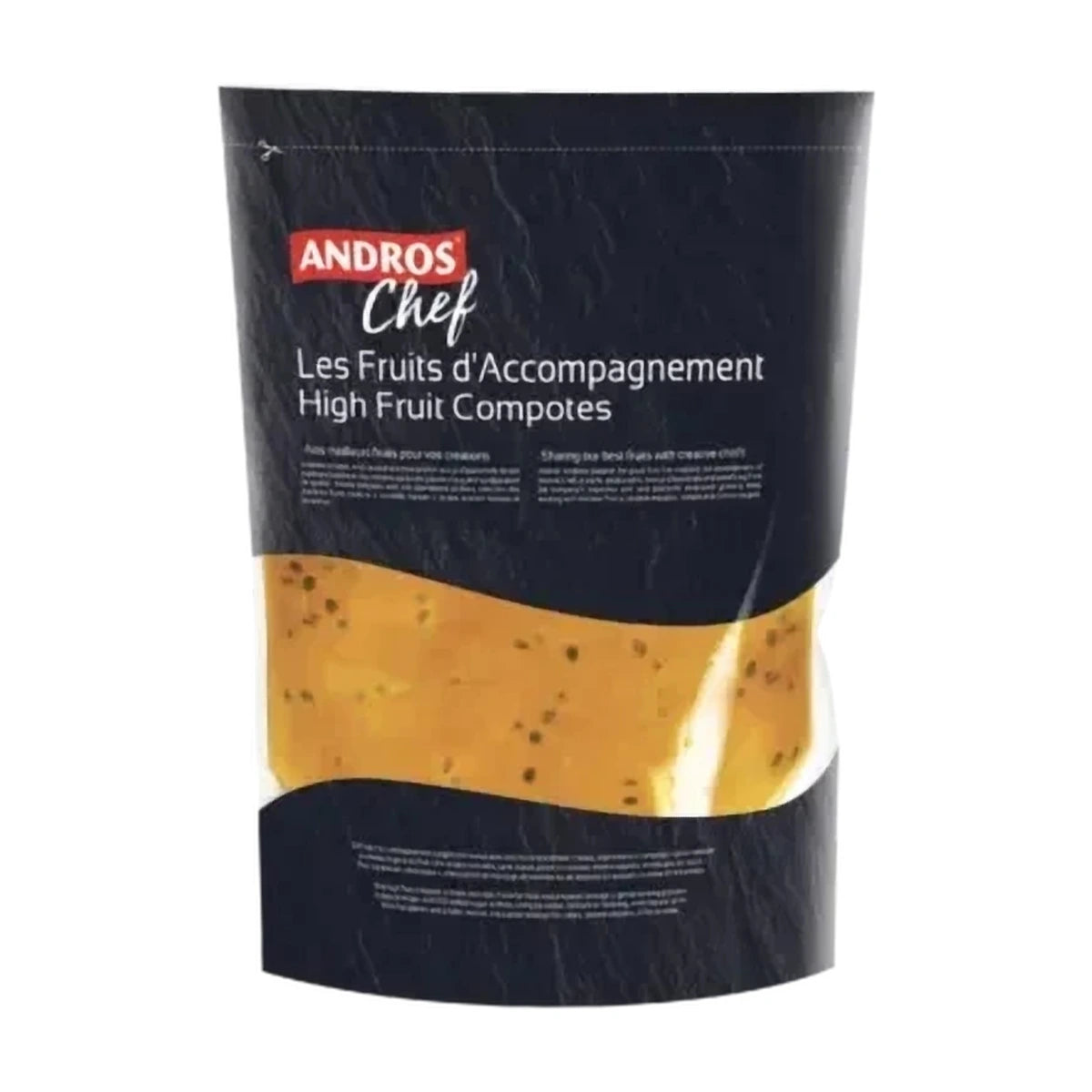 Andros Chef Passion Fruit Compote with Seeds, 1 kg | Welaza