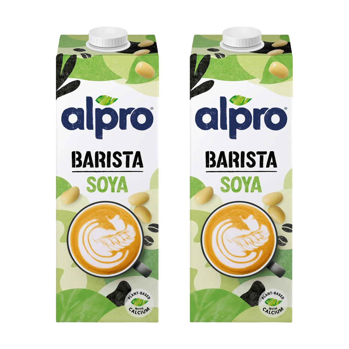 Alpro Barista Soya Drink, 2 × 1 L