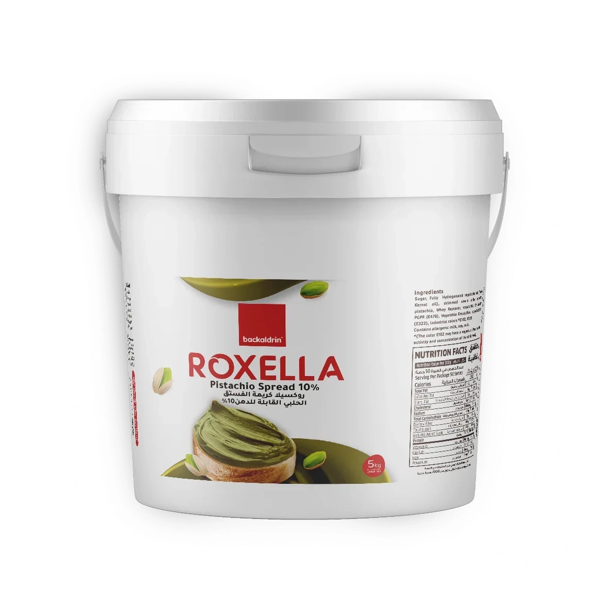 Backaldrin Pistachio 10% Spread 5Kg