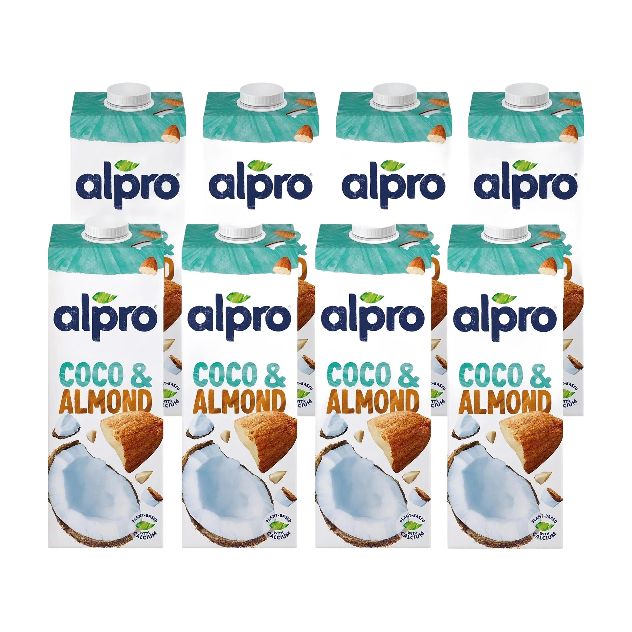 Alpro Drink Coconut-Almond (1l x 8), 100% Plant Based