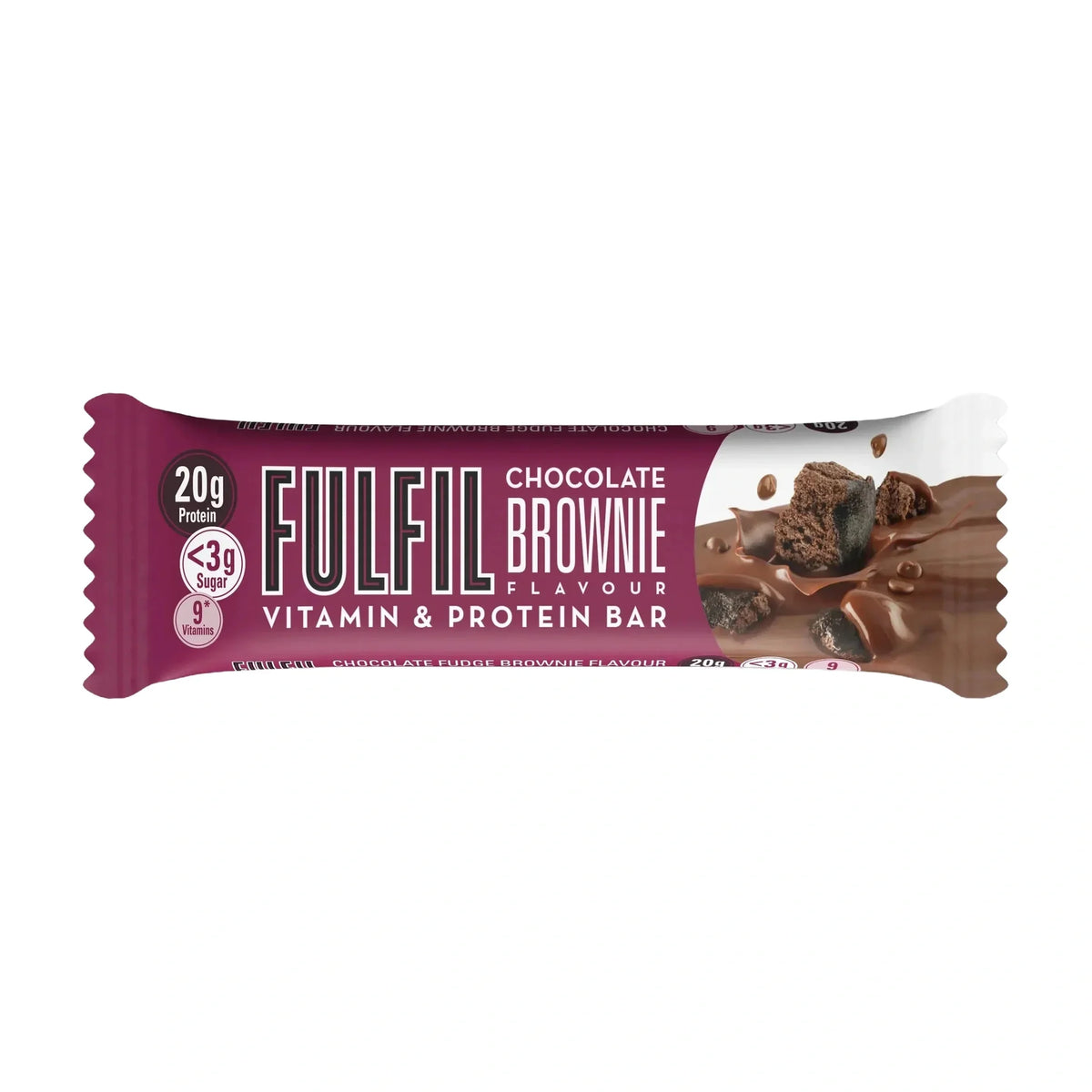 Fulfil Chocolate Brownie Flavour - Vitamin and Protein Bar