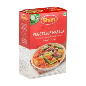 Shan South Indian Vegetable Recipe & Masala Mix 200gm | Welaza