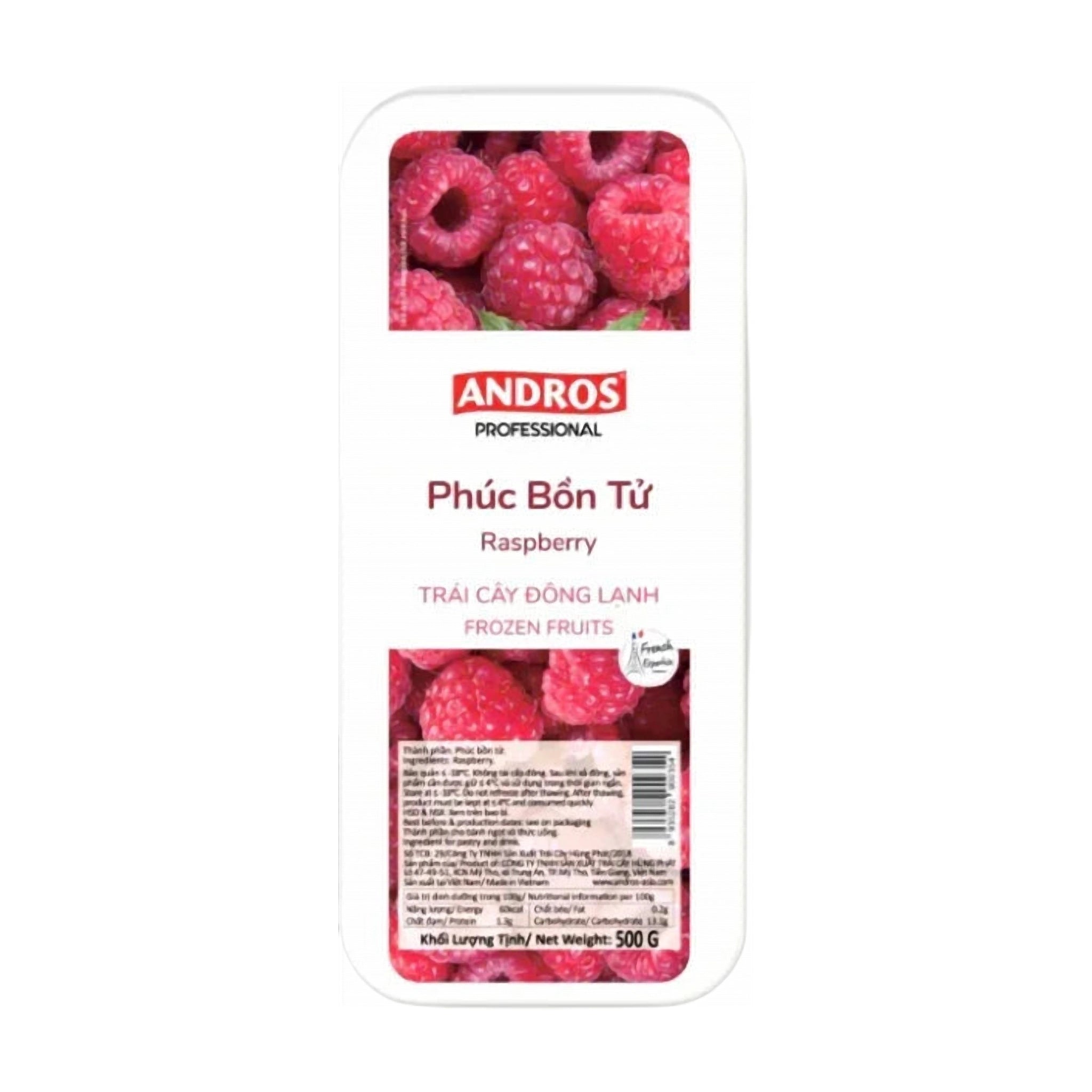 Andros Chef Frozen Raspberries