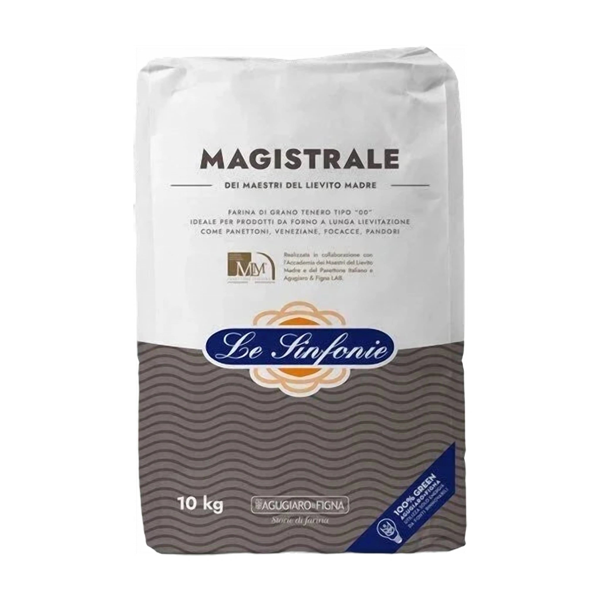 Le Sinfonie Magistrale Farina 00 Italian Flour 10Kg, Ideal for Long-Rising Baked Products