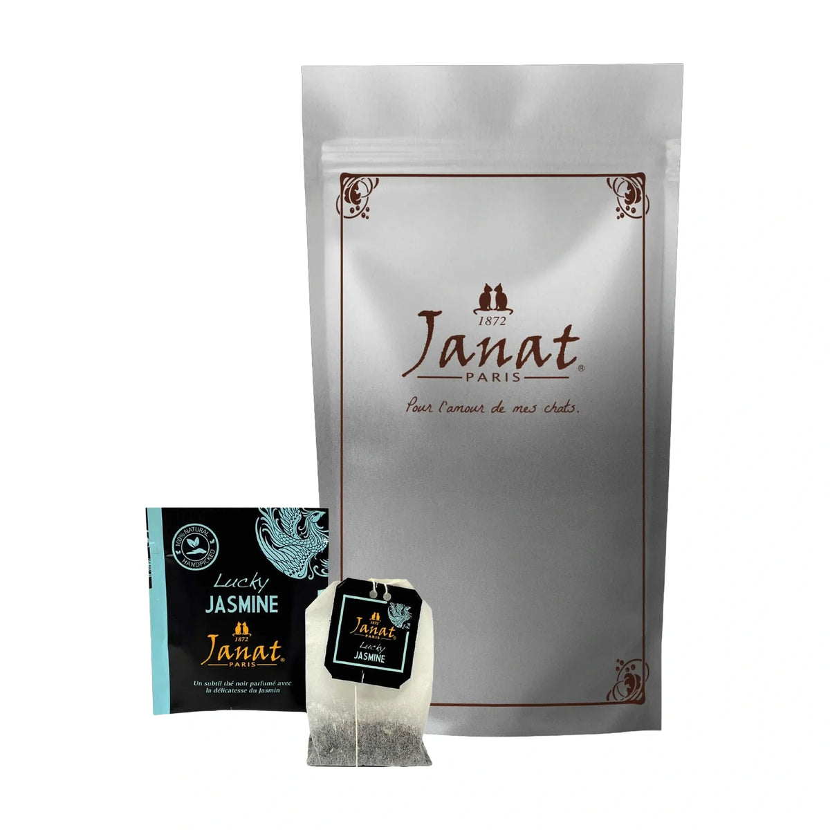 Janat Lucky Jasmine Black Tea, 100 Bags