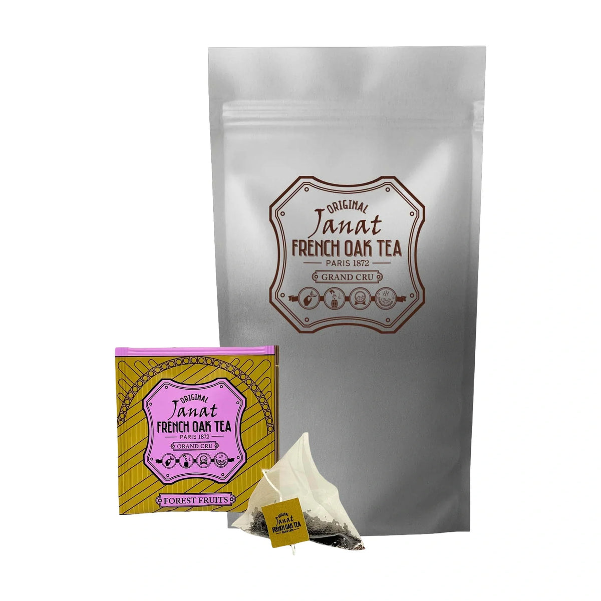 Janat French Oak Forest Fruits Tea, 60 Bags