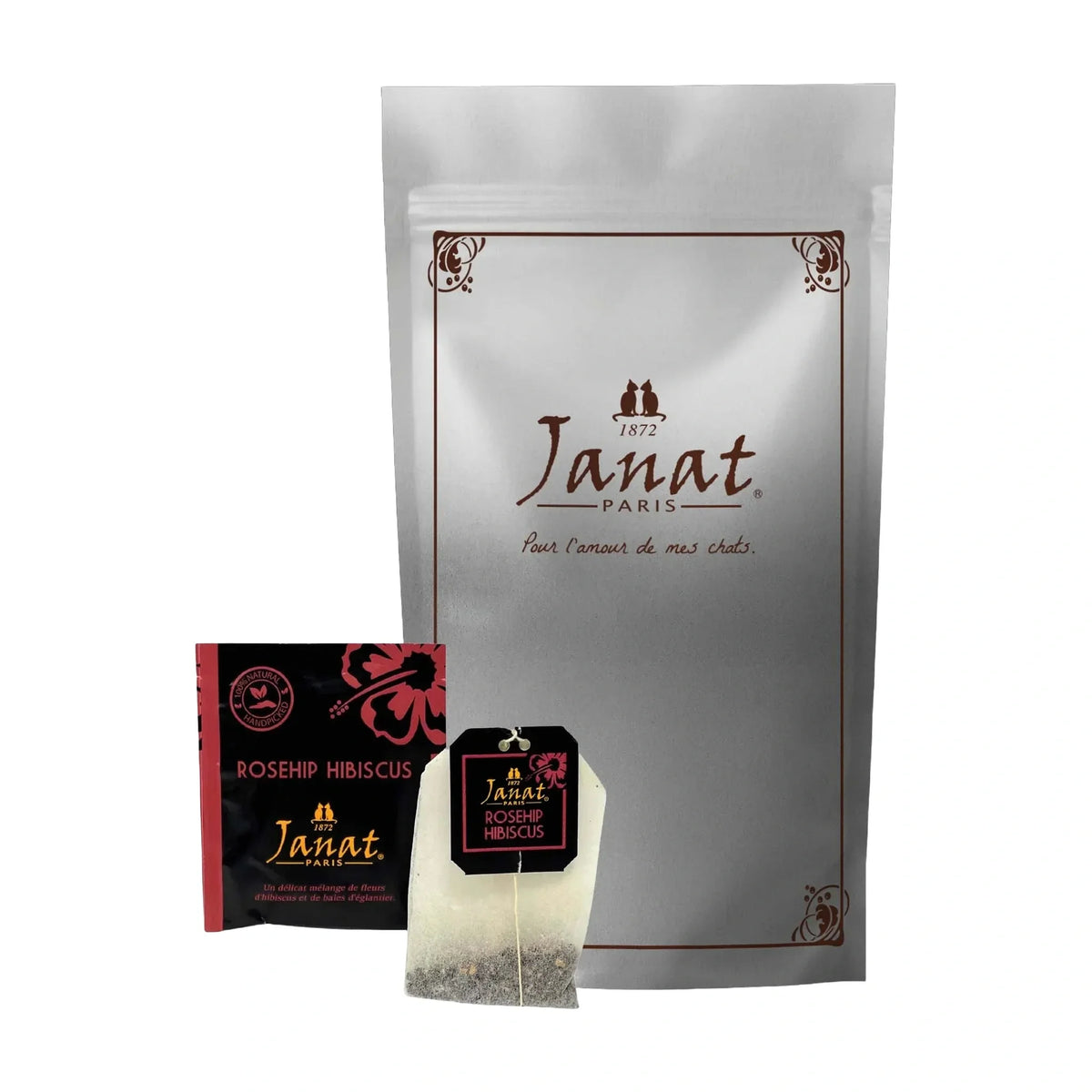 Janat Rosehip & Hibiscus Infusion, 100 Bags