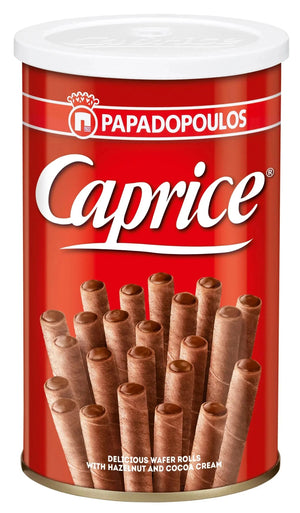 Caprice Classic Cocoa Hazelnut Wafer Rolls - 115gm