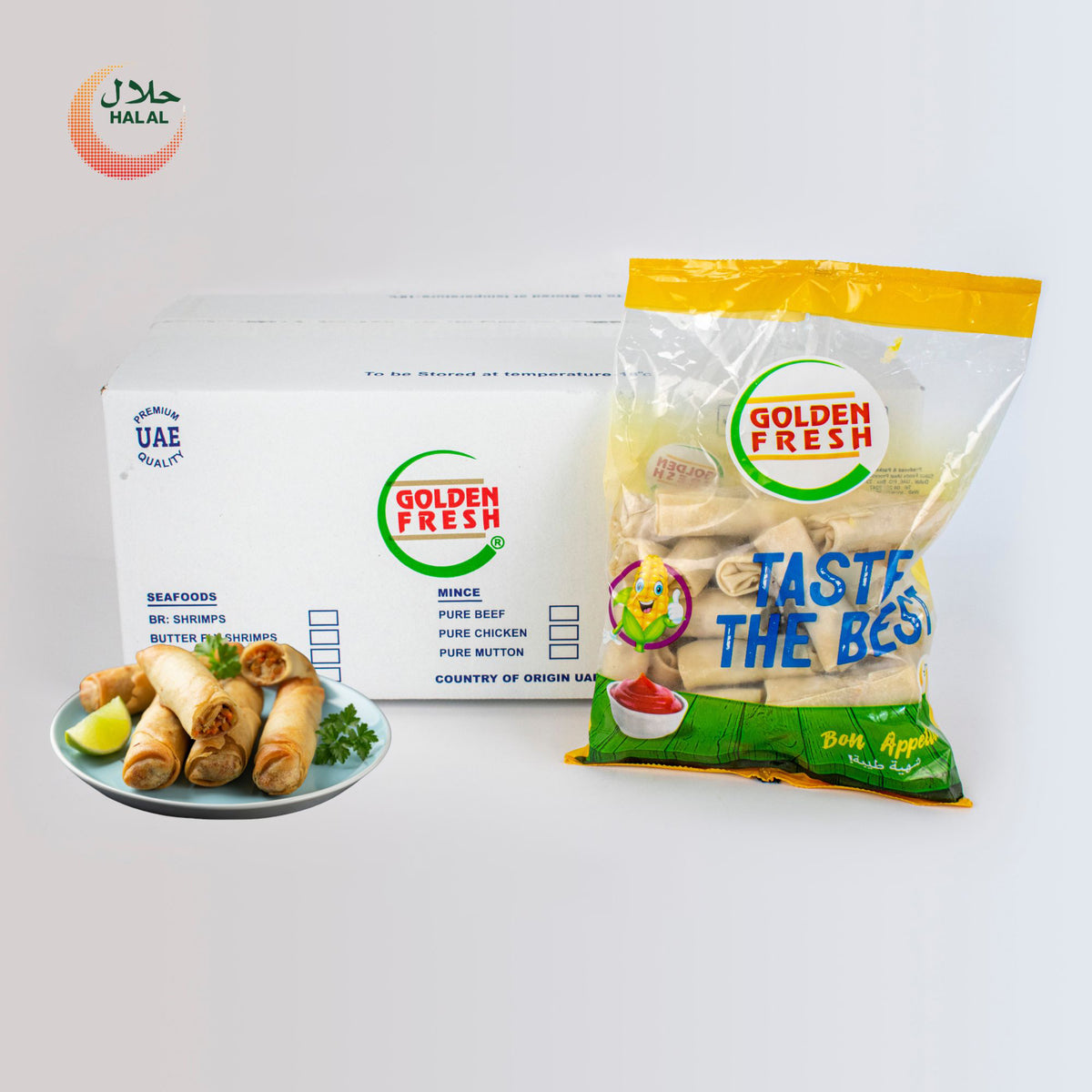 Chicken Spring Roll (1 kg) 40pcs Approx