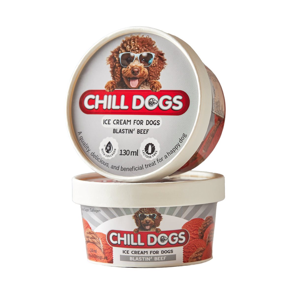 Chill Dogs Blastin' Beef Cup 130ml