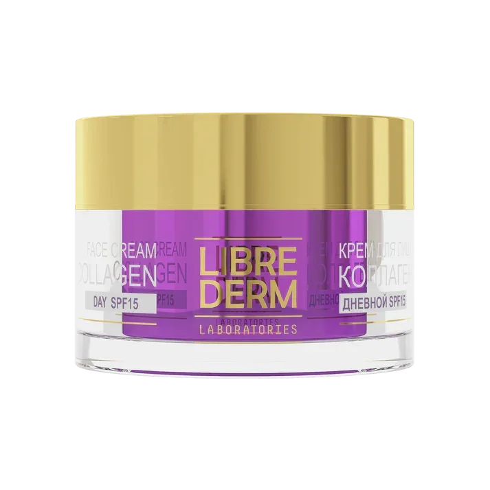 Librederm Collagen Day Rejuvenating Cream For Face And Neck Wrinkles, Day Cream Serum 50ml