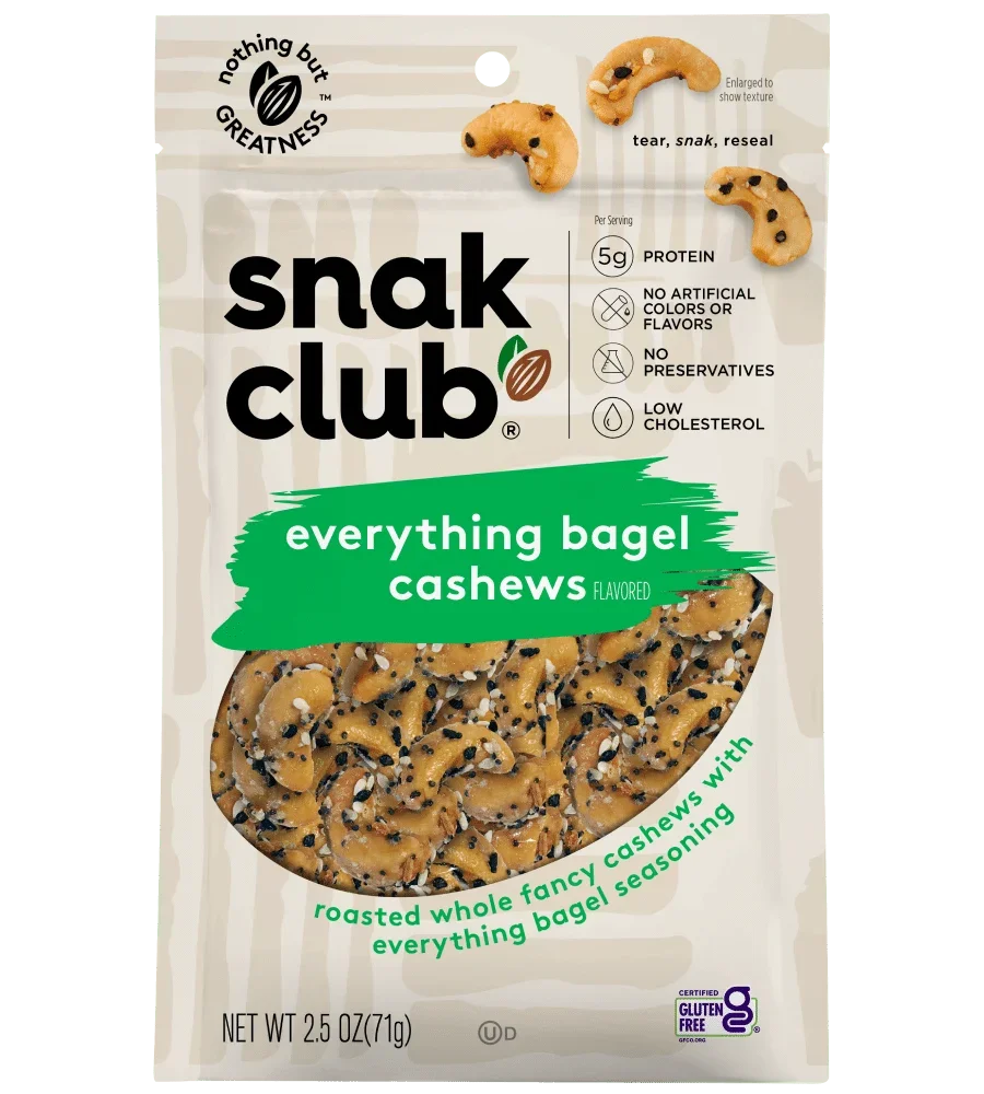 Snak Club Everything Bagel Cashews 71g