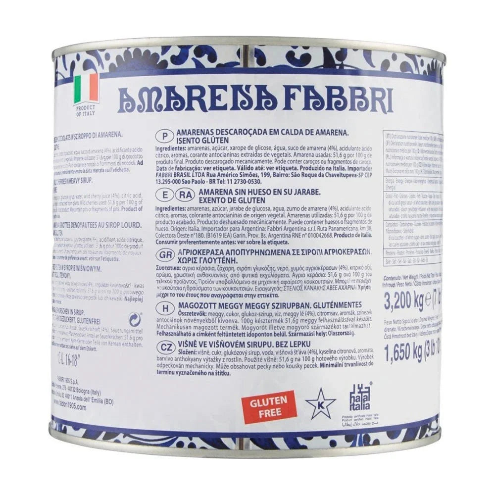 Fabbri Amarena Cherries Tin (3.2kg)