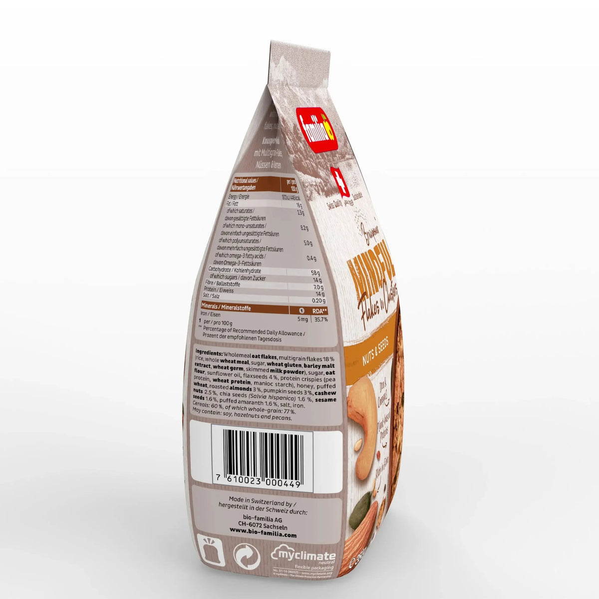 Familia Flakes N Clusters Cereal - Mindful Nuts & Seeds - 425gm