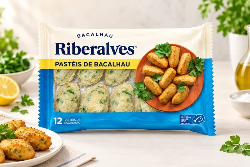 Frozen Cod Fish Cakes - Riberalves- 360g