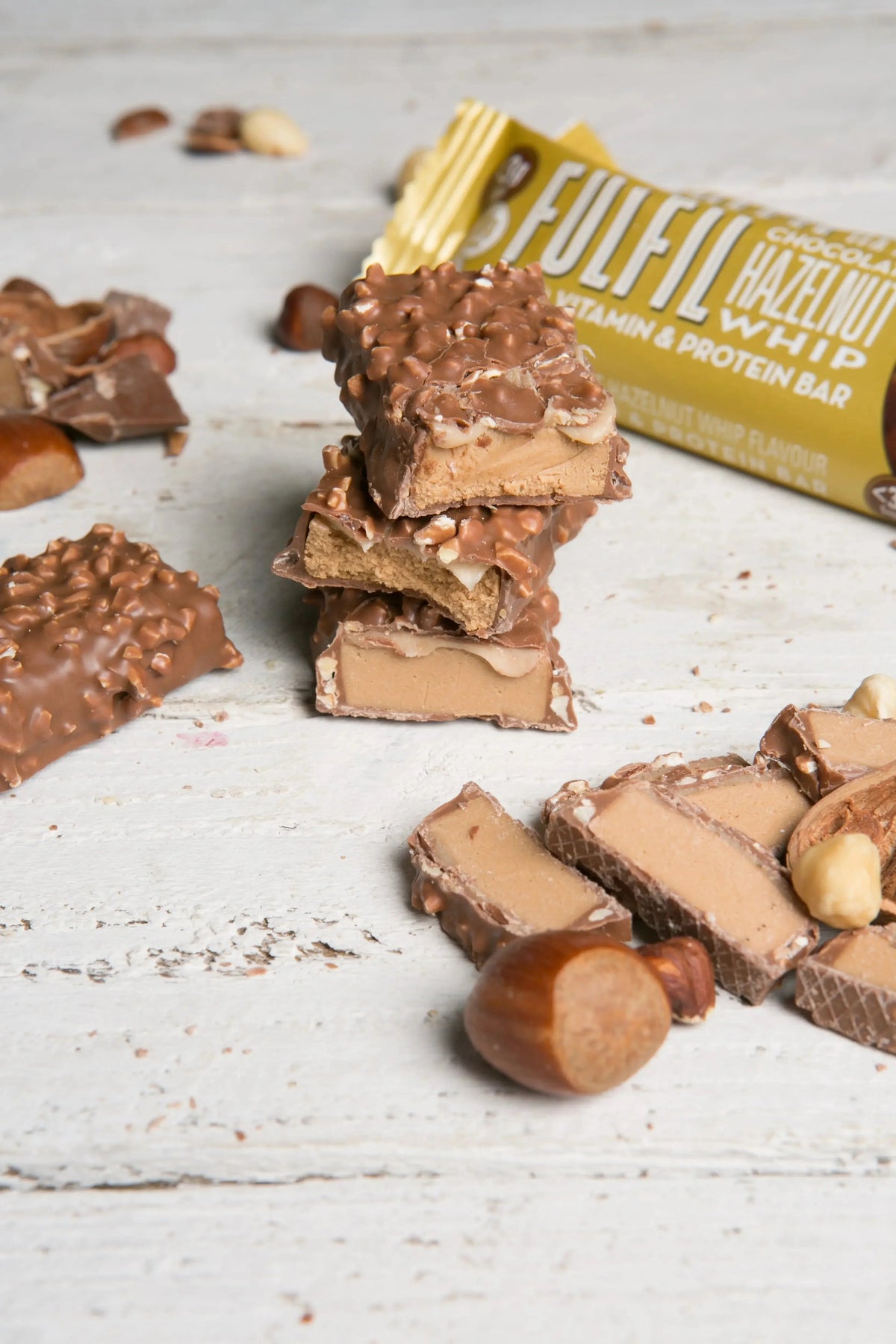 Fulfil Chocolate Hazelnut Whip - Vitamin and Protein Bar - 55G 15 x 55G