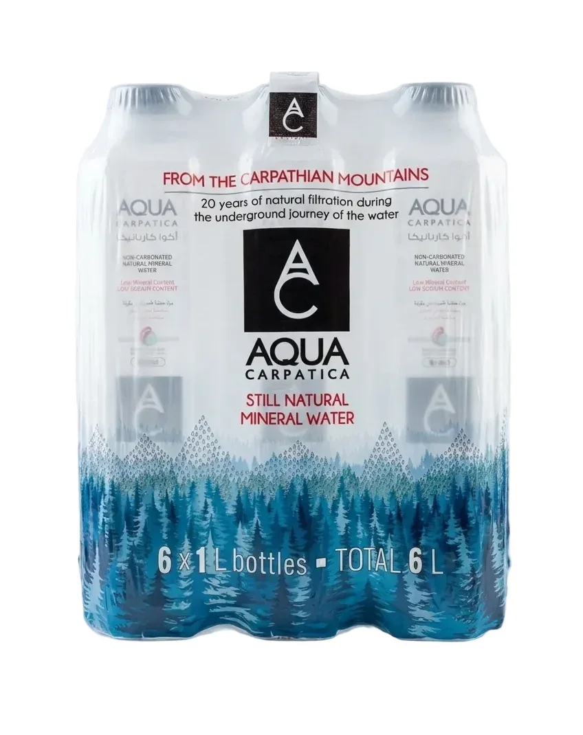 Aqua Carpatica Still Mineral Water, PET Bottle Cases - 1L 6x 1L