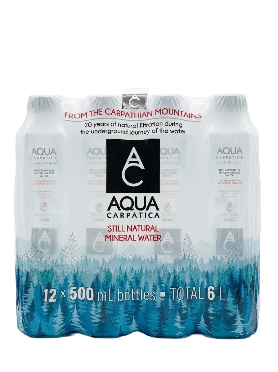Aqua Carpatica Still Mineral Water, PET Bottle Cases - 1L 6x 1L