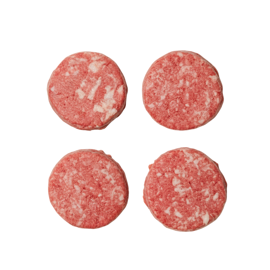A 4-5 Japanese  Wagyu Beef Burgers 125g each ( 4Pcs) 500g