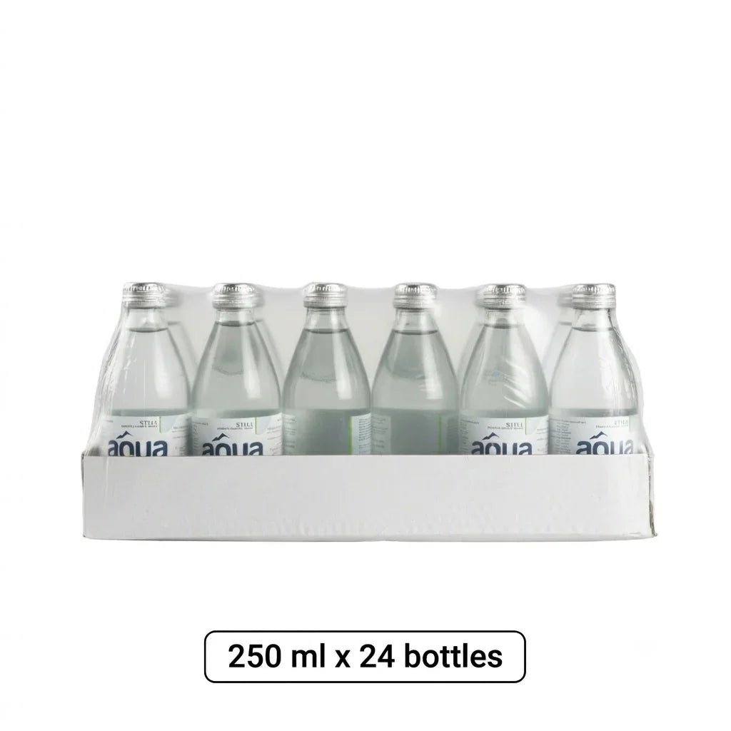 Aqua Viva Still Natural Mineral Water Glass bottle x 24
