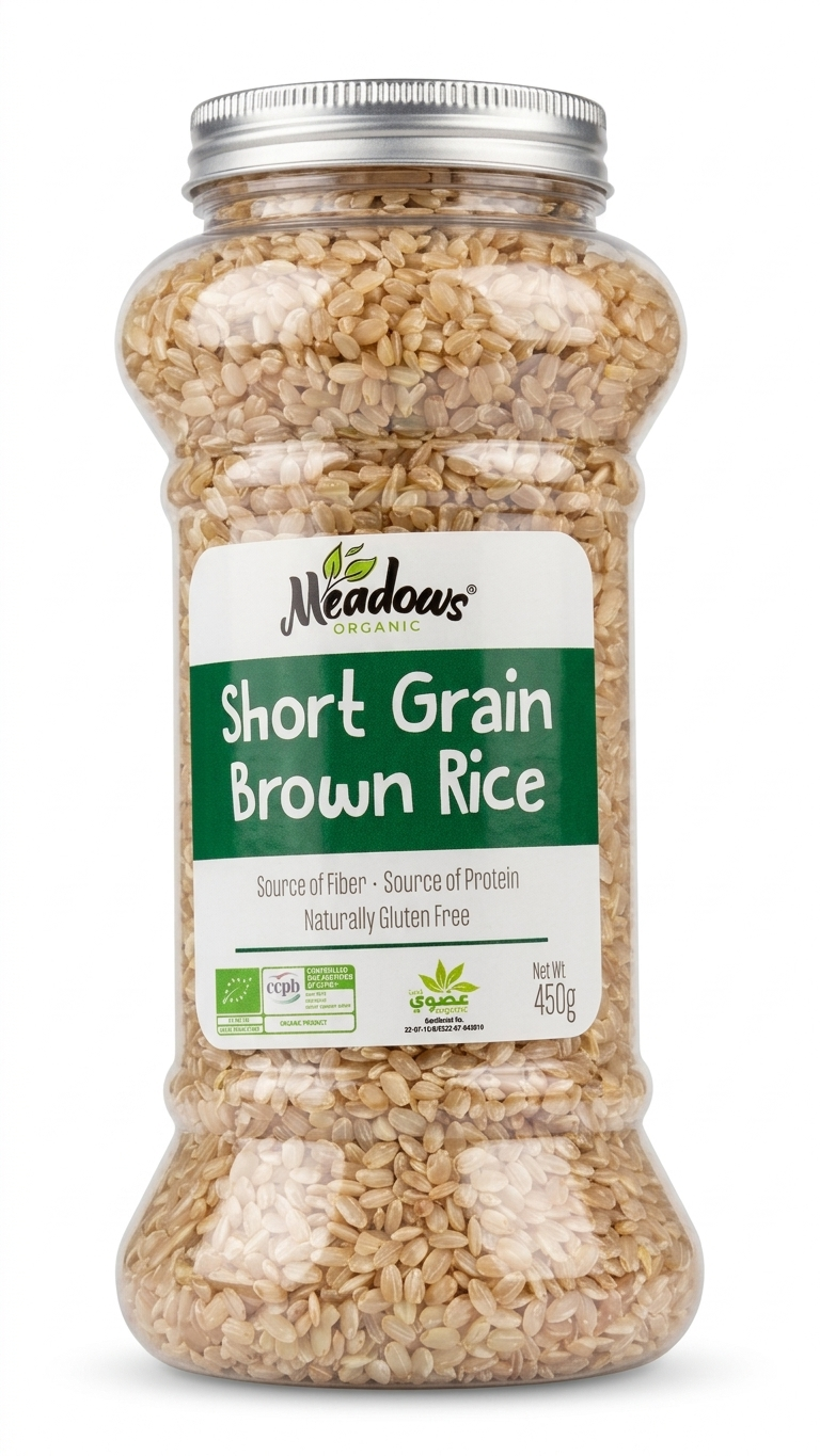 Meadows Organic Short Grain Brown Rice 450 g