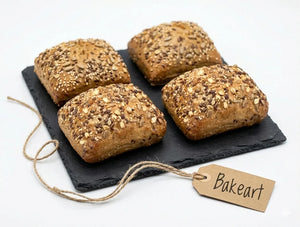 Freshly Baked Multiseed Roll 100g Each (Pack of 4)