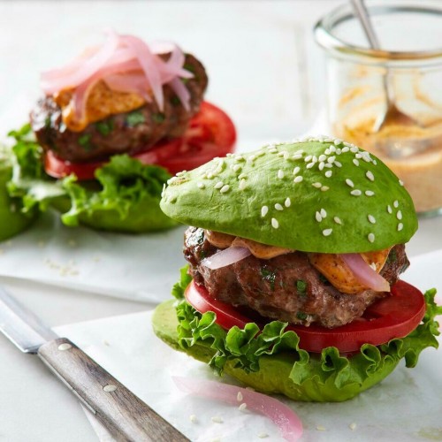 Green Burger Bun Sesame 6pcs (480g)