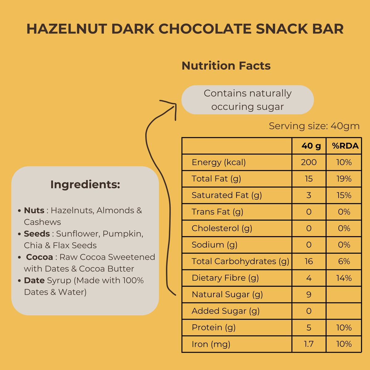 Nothing Silly - Hazelnut Dark Chocolate - 6 bars