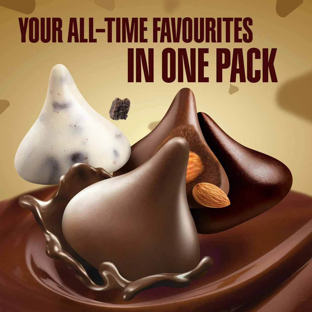 Hershey's Kisses Assorted Classic Selection - 325gm