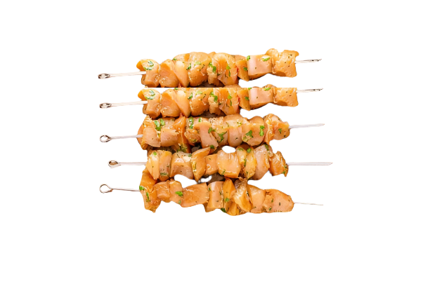 Marinated Chicken Breast Herbs - 5 Skewers, 500 g