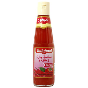 Indofood Hot & Sweet Chili Sauce - 140ml Pack of 3