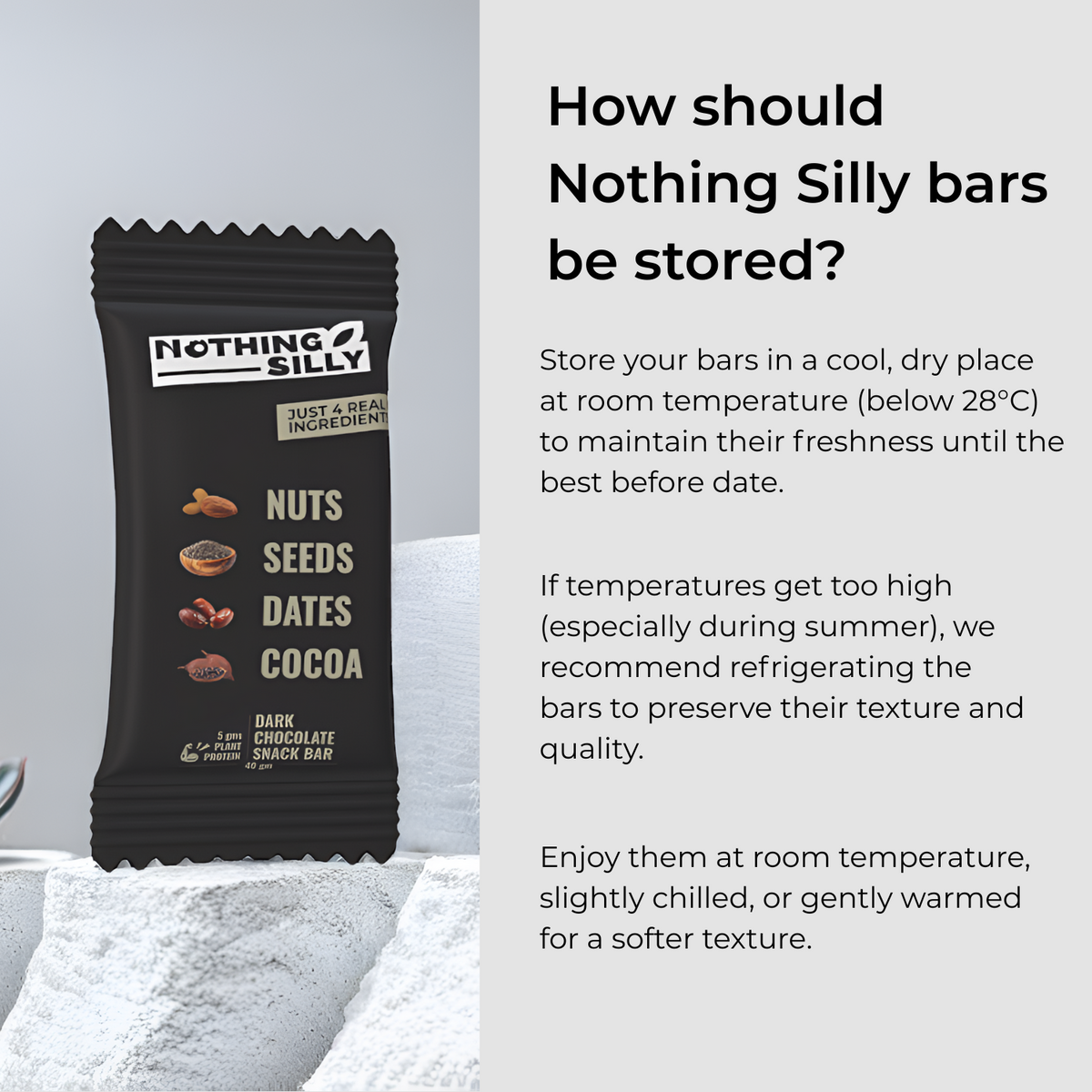 Nothing Silly - Peanut Butter - 6 Bars