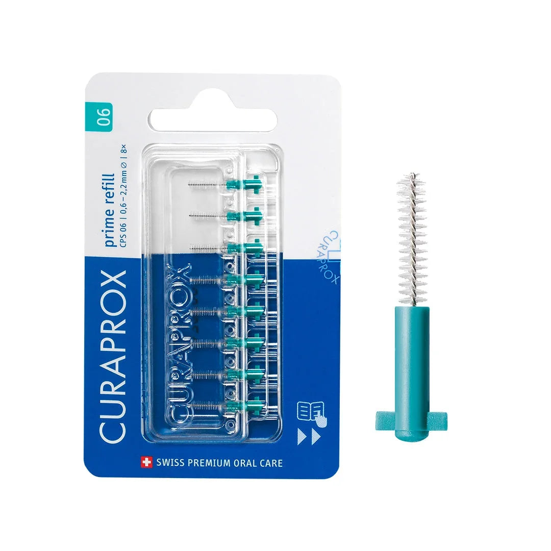Curaprox CPS 06 prime refill, 8 pcs., turquoise, international