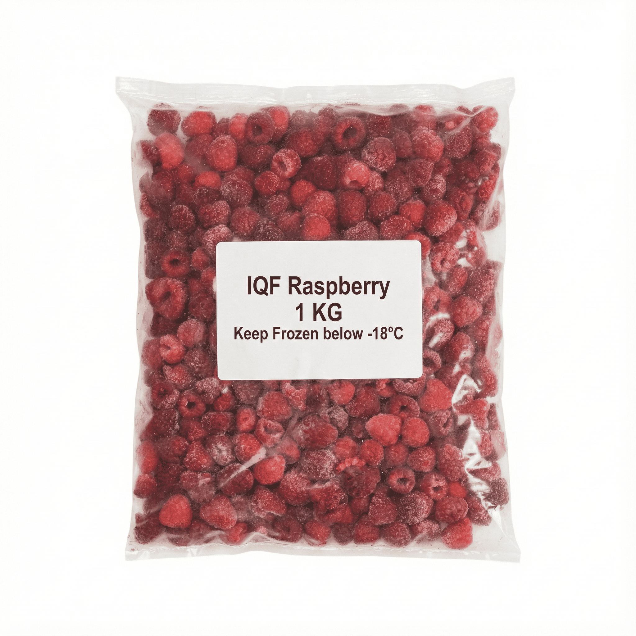 Raspberry IQF Frozen Fruits 1kg